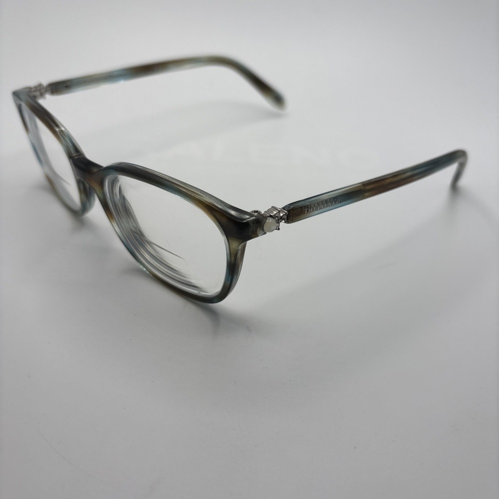 Tiffany & Co TF 2109-H-B 8124 Blue Brown Eyeglasses Frames 51-17 140 Italy #C137 - Picture 2 of 8